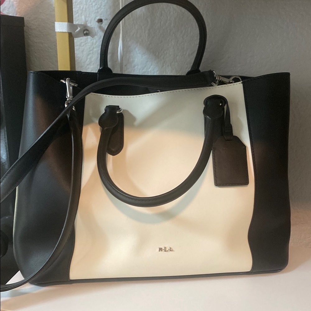 Dryden Marcy Tote bag
 Black and Cream Tote Bag